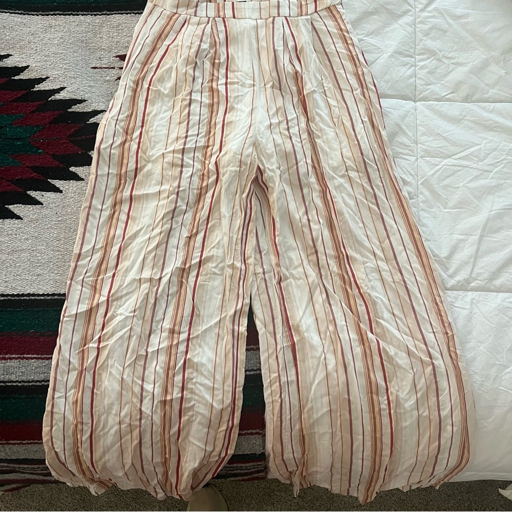 NW - high rise SHEIN striped pants, size M